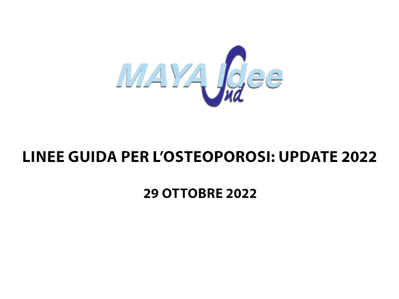 Linee guida per l’osteoporosi: Update 2022